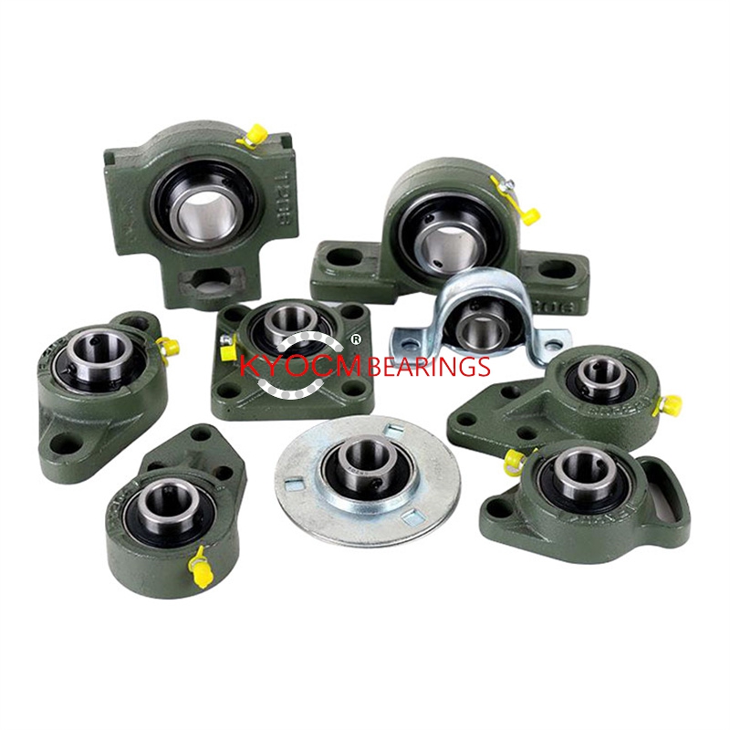 Gan gadw Uned Tai UCf207 UCF212 Bearings Bloc Pillow UCFL218